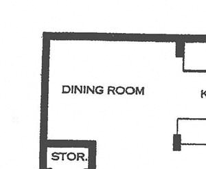 Three bedroom floor plan